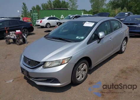 2013 Honda Civic Lx z USA, uszkodzony, nr VIN 19XFB2F57DE223992